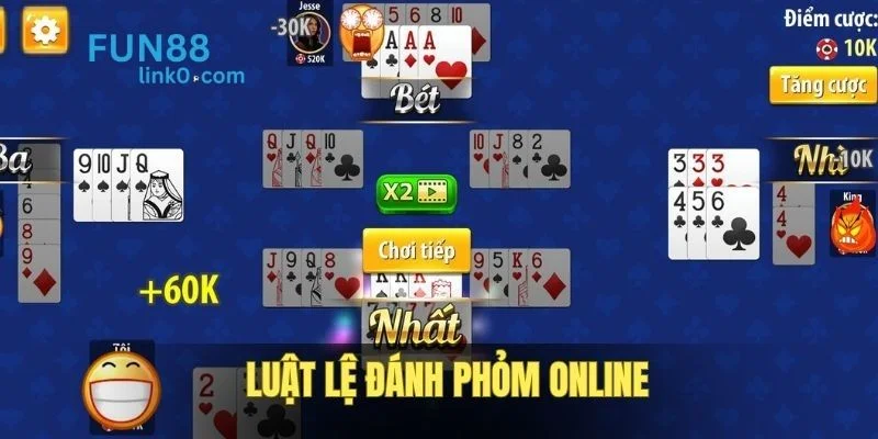 Quy định luật chơi bài phỏm ăn tiền thật mà bạn cần biết.